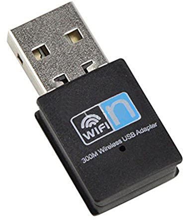 WANGCL Adaptador USB WiFi USB para PC, 300 Mbps, mini receptor WiFi USB para PC de escritorio y portátil