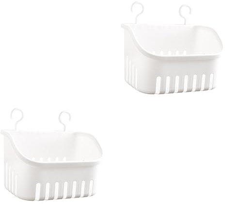DECHOUS 2 Stücke Elegante Badezimmer Korb Riser Schiene Lagerung Lagerung Korb Versorgung Bequem Bad Zubehör
