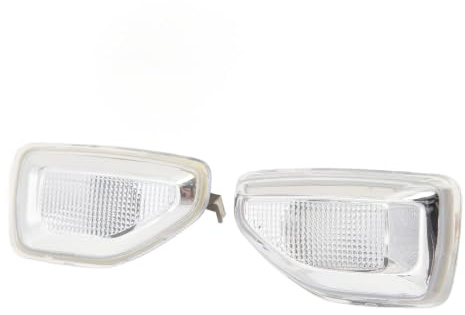 Auto Side Indicator Lamp, Left Right Weatherproof Turn Signal Light Marker Lamp without Bulb for Dacia Sandero Stepway MK2 Pre Farelift
