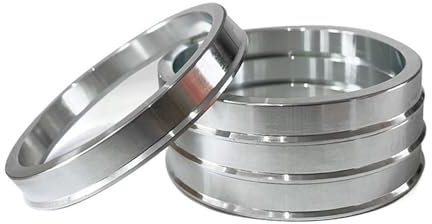 Zentrierringe 4 Stück Aluminium-Auto-Radnaben-Zentrischringe 72,6–64,1 Naben-Zentrischringe, Außendurchmesser = 72,6 mm und Innendurchmesser = 66,6 mm. 72,6 bis 54,1 Radnaben Zentrierringe(72.6-64.1 m