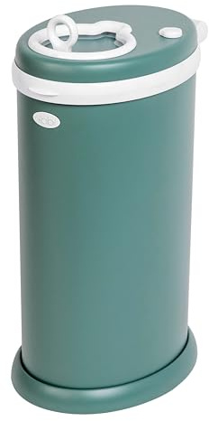 Ubbi Secchio per pannolini in acciaio inox, con blocco degli odori, non richiede sacchetto speciale, premiato, indispensabile per il registro, in acqua aperta