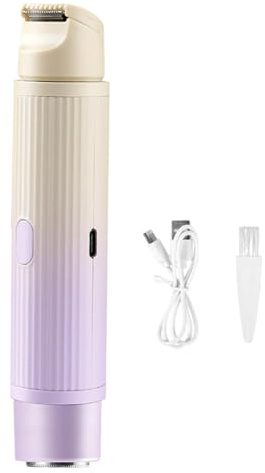 Mujeres de afeitadores eléctricos - Mujeres afeitador eléctrico | afeitaciones de damas dobles | Razoras eléctricas femeninas Imploades impermeables de nave de bolsillo femenino USB Recortado