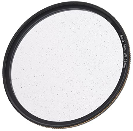 Pongnas Schwarzer Nebelfilter, Nebelfilter - mit Speicherbox Optischem Glas und Alumimlegierung für Video (72 mm)