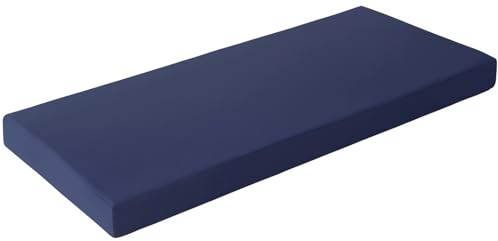 yeesport Wasserdichtes Sauna-Sitzkissen, Wärmedämmung, Saunamatte, hochdichte Saunapad mit abnehmbarem Reißverschlussbezug und Gurten, Dickes Sauna-Zubehör, Outdoor-Bankkissen, 42,1 x 18,1 x 3,1 cm