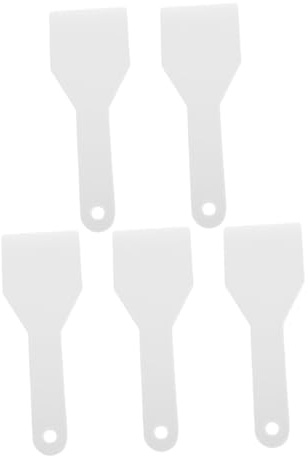 GOOHOCHY 5pezzi Raschietti Ghiaccio Per Frigorifero e Congelatore Paletta in Plastica Robusta Ergonomici e Facili Da Pulire Accessorio Cucina Per Rimuovere Ghiaccio Duro e Neve Salvaspazio