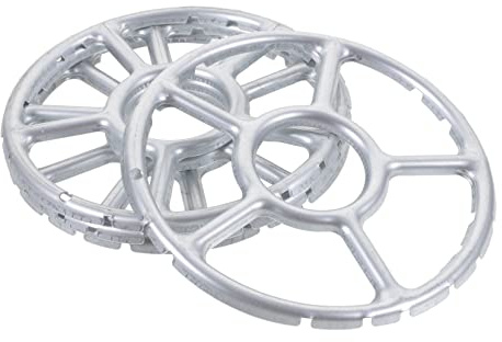 Anillos para Wok de Hierro Antideslizantes, 4 Piezas, Plata | Estufa de Gas, Uso en Hogar y Restaurante, Diseño Humanizado, Resistente a Deformación