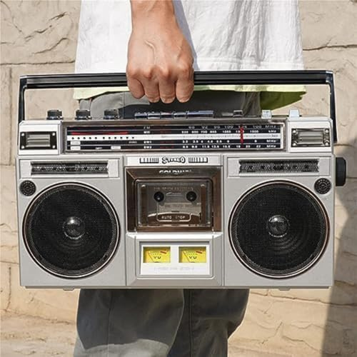 Classic 80s Style Retro boombox CD Tape Player,Retro Bluetooth Cassette Player with Fm and Dab+ Radio,USB Recording,Cassette Player Radio,Cassette Recorder for Family Gathering