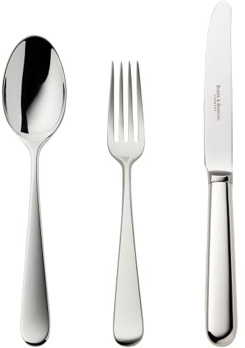 Robbe & Berking Dante 3-teiliges Menübesteck (150 g massiv versilbert)