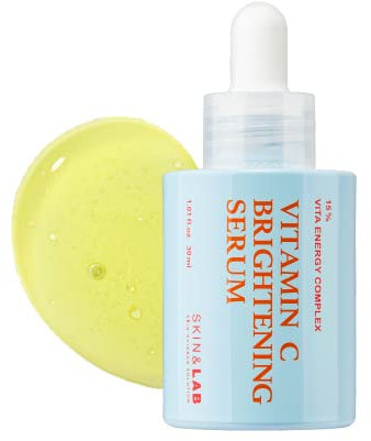 SKIN & LAB SKIN SCIENCE SOLUTION Vitamin C Serum for Face with Hyaluronic Acid and Niacinamide | Even Skin Tone Serum (1.01 fl oz)