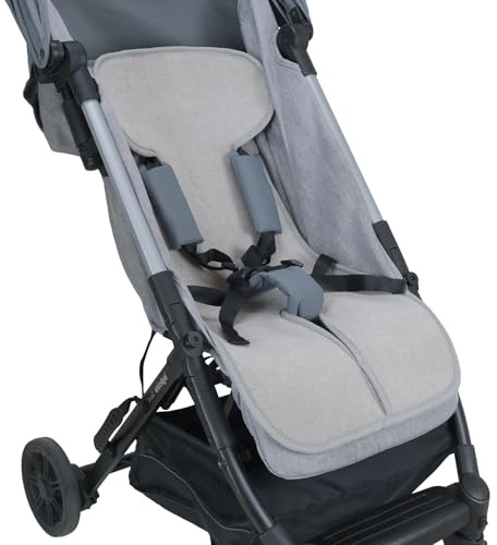 Babysanity® Copripasseggino Universale Estivo AIR MESH 3D Certificato Oeko Tex con Copri Seduta Traspirante Rinfrescante e Antibatterico -MADE IN ITALY-