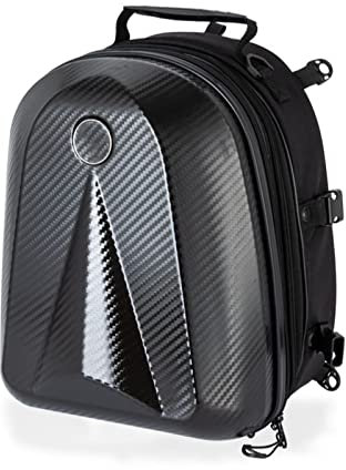 WHYUNM26 Hartschalen-Motorrad-Rücksitz-Aufbewahrungstasche Erweiterbar mit Hoher Kapazität Hecktanktasche Box Wasserdichter Motorradrucksack