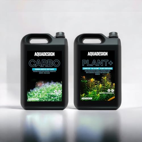 AquaDesign PLANT+ 5000ML & CARBO 5000ML Aquarium Plant Fertiliser System