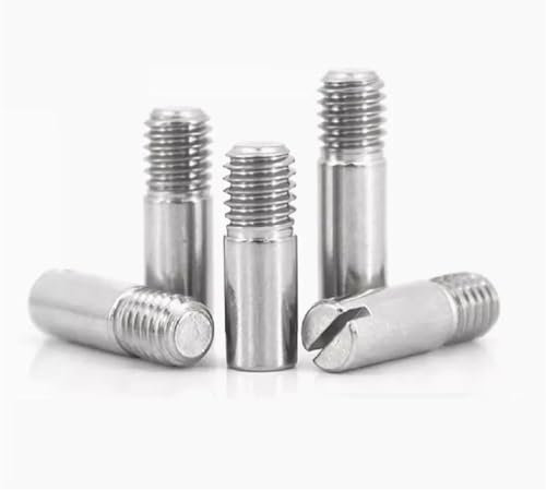 1–10 Stück GB878 M2 M10 304 Edelstahl Stiftschaft Geschlitzter Zylindrischer Stift Positionierungsstift Mit Außengewindeöffnung M 6 10pcs 18mm