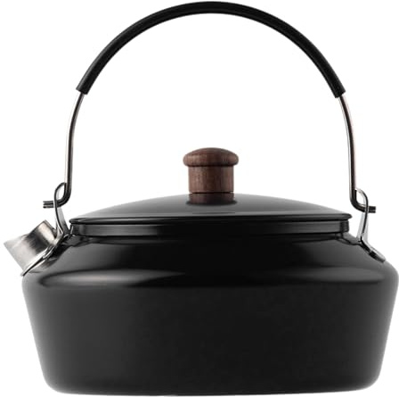 Whistling Tea Kettle - Stainless Steel Tea Kettle, 1L Vintage Stainless Steel Kettle, Small Stovetop Teapot with Ergonomic Handle, Heat Proof Food Grade Stove, Kitchen Coffee Cooker for Camping