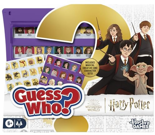 Guess Who? HARRY POTTER Edition Board Game | Ages 6 and Up | 2 Players | Fun Games for Kids and Preschoolers | Family Gifts (Amazon Exclusive)