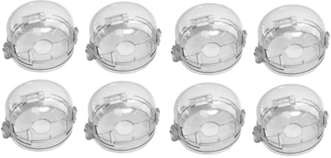 Beatifufu 8 Stk Schalterabdeckung Schutzabdeckung für den Gasknopf kindersichere Herdabdeckung herdschutzgitter für kinder Herd Schutzabdeckung für Kinder Küchenherd Schutzgitter Plastik