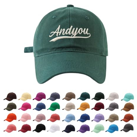 Naispanda Personalisierte Baseballkappe Mit Stickerei Text, Cap Besticken Lassen, Verstellbares Kappengeschenk Weihnachten für Unisex Kinder