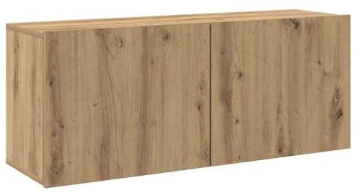 vidaXL TV-Wandschrank Artisan-Eiche 100x30x41 cm