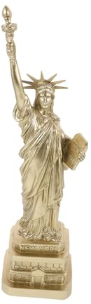 VALICLUD Freiheitsstatue Skulptur Harz Metalloptik Tischdekoration Wohnzimmer Weinschrank Kunstharzfigur