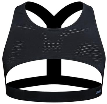 JOCKMAIL Men’s Fitness Chest Harness Vest Breathable Mesh Elastic Shoulder Straps for Gym Clubwear Stage Outfit