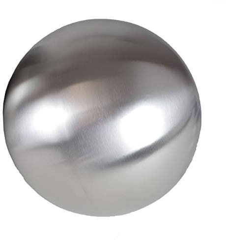 LINDER Edelstahlkugel matt Größe wählbar 5/9/15/20/28cm Gartenkugel Dekokugel Edelstahl, Größe:Ø 28cm