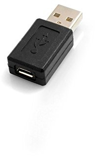 System-S OTG Adapter USB A Stecker zu Micro USB Buchse Adapter Stecker On-The-Go Host Kabel