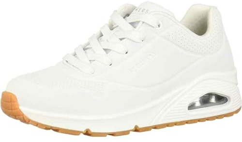 Skechers Womens Fashion Sneaker,White,7.5