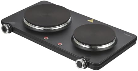 Inventum KP602B hobs Mesa Hornillo eléctrico / - Placa (Mesa, Hornillo eléctrico / Placa eléctrica, Esmaltado, Negro, hierro fundido, 1900 W)