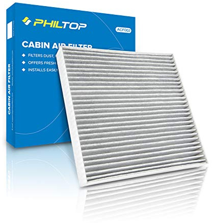 PHILTOP Cabin Air Filter w/Activated Carbon, Compatible with CF10134 Honda Civic, CR-V, Accord, Pilot, Odyssey, Passport, Ridgeline, Accord Crosstour, Crosstour, Acura MDX, RDX, TLX, TL, TSX, ILX, RL