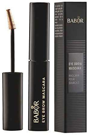 BABOR MAKE UP Eye Brow Mascara Máscara de cejas con gel de color y cepillo superfino que colorea, fija, define y rellena los huecos, en formato de 2 g