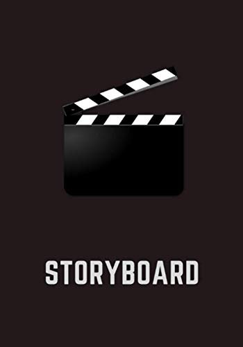 Storyboard: Storyboard Notizbuch für Film, Fernsehen, Videodrehs und Youtube, 124 Seiten, Format 17,78 x 25,4 cm, 4 Storyboard-Rahmen pro Seite