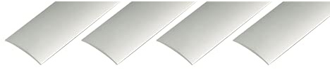 GAH-Alberts 498511 475260 - Perfil de transición (aluminio, 1000 x 40 mm, anodizado en color plateado, juego de 4 unidades)