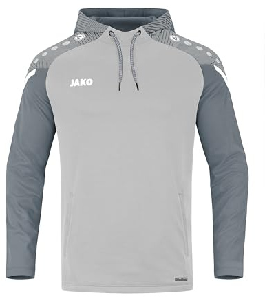 JAKO Herren Kapuzensweatshirt Performance, Soft Grey/Steingrau, S