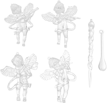 Cabilock Weihnachtsfeier Ornament Engel Pack Realistische Hängen Engel