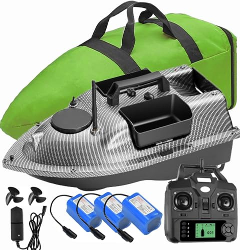 12000mAh 500m GPS futterboot mit 3 Katapultbuchten. Köderboote zum Karpfenangeln mit GPS, 16 Speicherpunkten,Verschenken Sie kleine Geschenke wie Handtaschen und kehren Sie mit einem Klick zum Ausgang