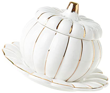TOPBATHY Juego De Tazones Para Sopa De Calabaza Cerámica Taza y Plato Resistente Ecológico Apto Para Microondas y Lavavajillas