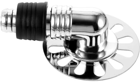 DOITOOL Stainless Steel Floor Drain Joints Connector Backflow Preventer for Washing Machine Drain Cover Waste Connector Random Style