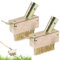 DHSWNNG 2 cepillos para juntas de acero, rascador de juntas, para eliminar malas hierbas, para eliminar hierba, musgo, placas, juntas, bordes de paredes