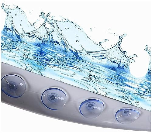 Barrera de agua para puerta de ducha, tira de sellado plegable con ventosas, protector contra salpicaduras y tira extraíble para baño, 80 cm