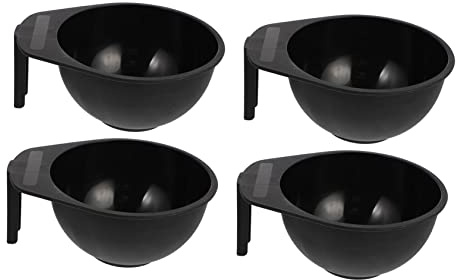 WRITWAA 2 Set Ciotola Tinta Per Multifunzionale E Resistente Per Miscelare Coloranti E Toner Strumento Per E Domestico 4 Pezzi*2