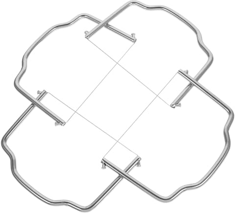 IMIKEYA Set de Coupe-fromage Acier Inoxydable avec Fil Trancheur de Beurre et Fruits Outil de Cuisine Ergonomique pour Fromage Gâteau et Pâtisserie