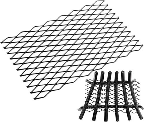 Grille de poêle à bois, grille de cheminée, support de braises, grile de cheminée en métal, accessoires de fixation, brasero, four, support de braises, grile de protection, résistante à la chaleur,