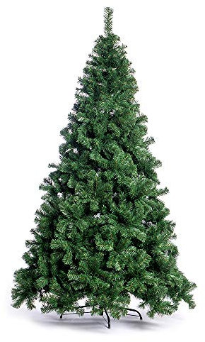 Nataland Albero di Natale Artificiale Verde Modello Gran Sasso Altezza 210 Cm, Abete Super Folto con Effetto Realistico e Rami Con Aghi Anticaduta
