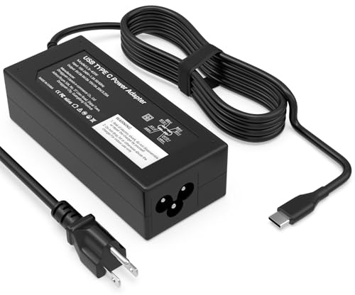 Replacement for Chromebook Charger 45W USB C,for HP Type C Laptop All