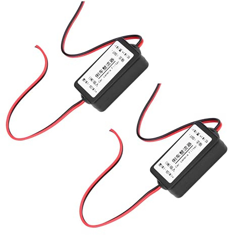 AHEOVSD 2 Stück 12 V Autokamera-Gleichrichter Rückfahrkamera-Gleichrichter für Deutschland-Serie