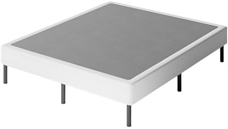 VTWAZAST 14 Inch Box Spring with Sturdy Leg Support, Metal Heavy Duty Mattress Foundation, Easy Clean Fabric Cover, Noise Free, Easy Assembly (Full)
