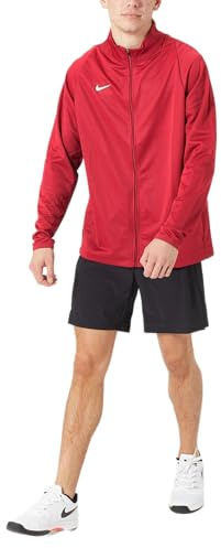 Nike Mens Jacket Epic Knit 2.0 | Full-Zip Training & Fitness Jacket (US, Alpha, Small, Regular, Regular, Red)
