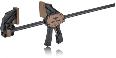 Spec Ops Trigger Clamp for Woodworking 19 Large One-Handed Bar Clamp/Spreader Heavy Duty 330 Lbs.