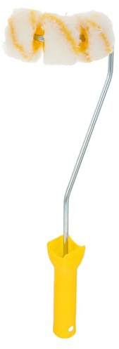 Anneome Pinceau Spécial Tuyau 3 Roues avec Poignée Ergonomique Brosse À Rouleau pour Peinture Surfaces Courbes Tuyaux Et Barres Métalliques
