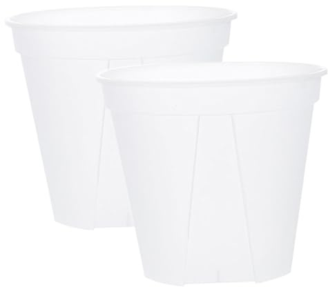 Yardenfun 2pièces Pots À Orchidées Transparent avec Trous Lot pour Plantes Intérieur Et Extérieur Circulation Air Optimale pour Croissance Saine des Racines